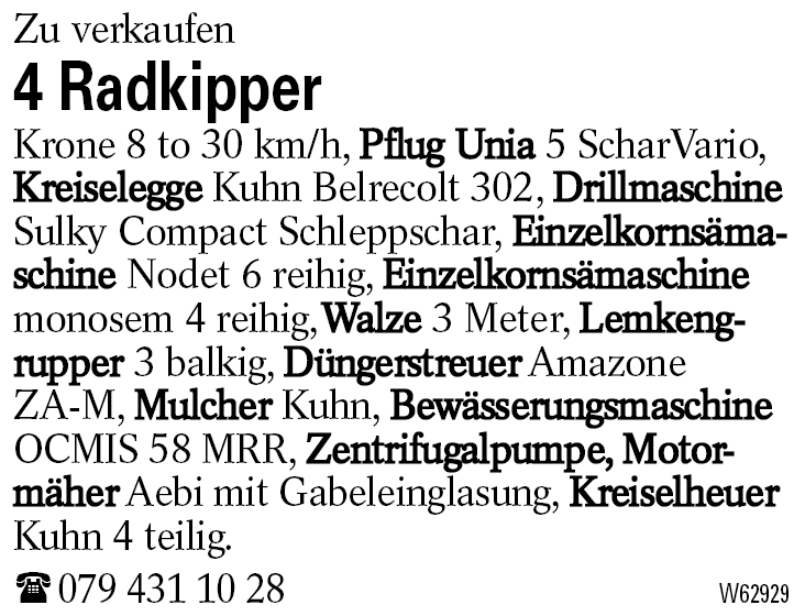 4 Radkipper