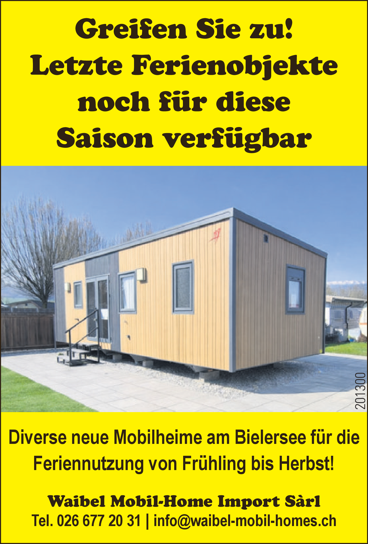 Bielersee Mobilheime Früh.-Her