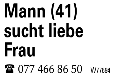 Mann (41) sucht liebe Frau