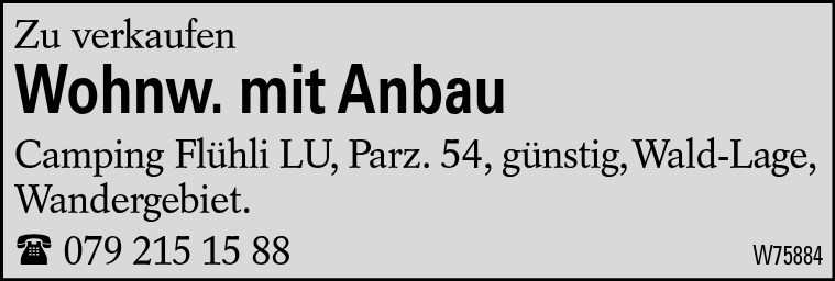 Wohnw. mit Anbau