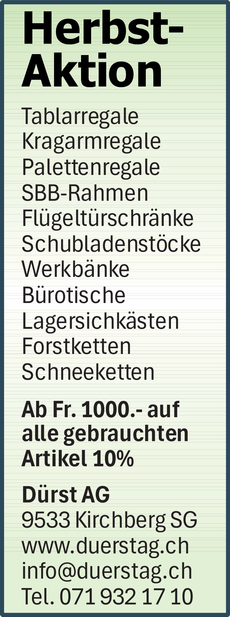 Herbst-Aktion