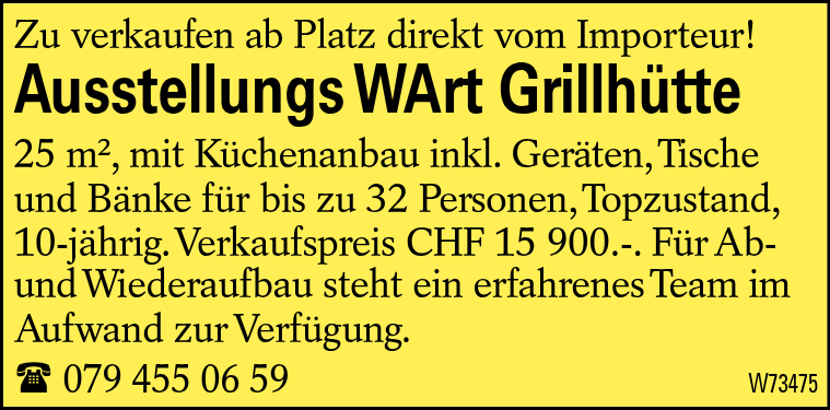 Ausstellungs WArt Grillhütte
