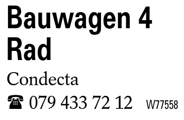 Bauwagen 4 Rad