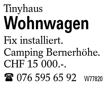 Wohnwagen