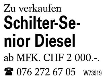 Schilter-Senior Diesel