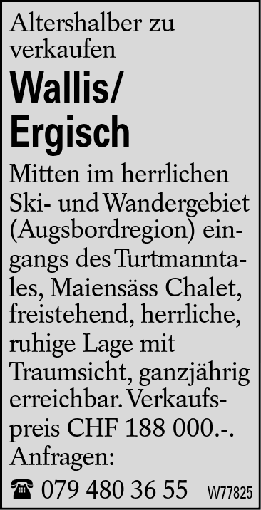 Wallis/ Ergisch