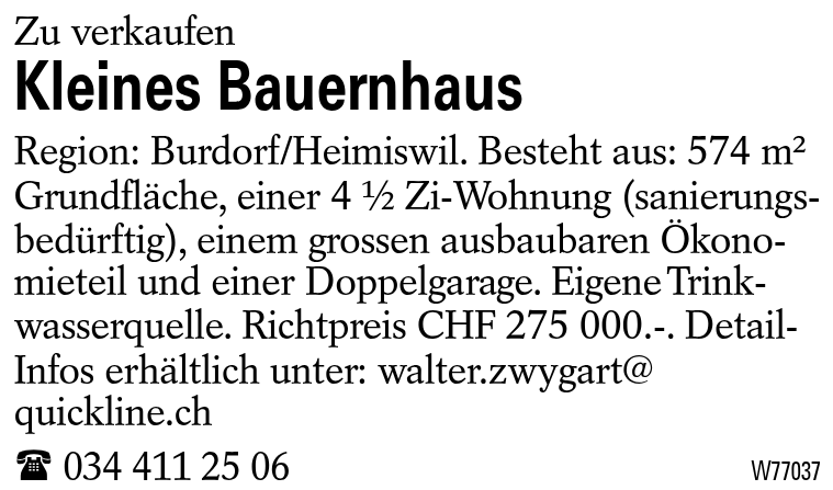 Kleines Bauernhaus