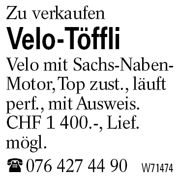 Velo-Töffli