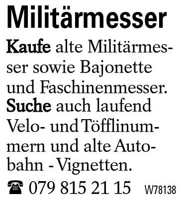 Militärmesser