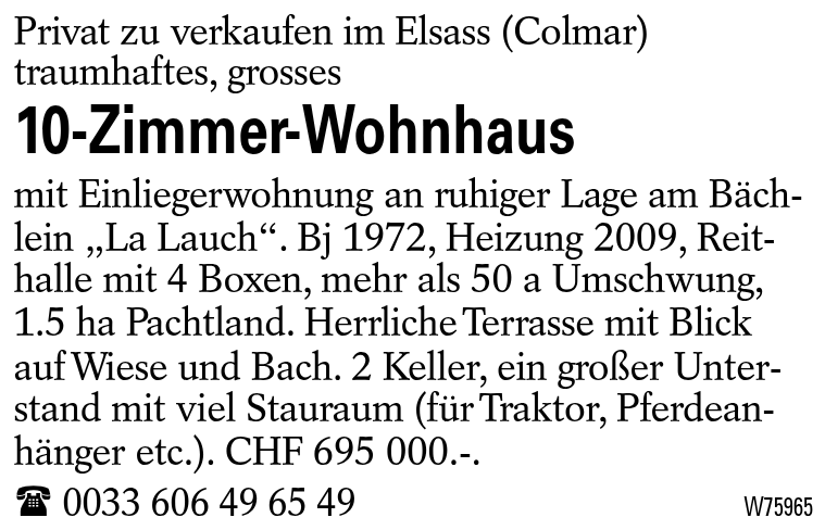 10-Zimmer-Wohnhaus