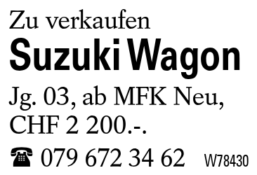 Suzuki Wagon