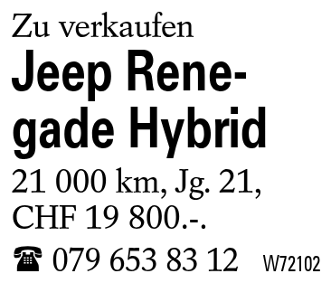 Jeep Renegade Hybrid