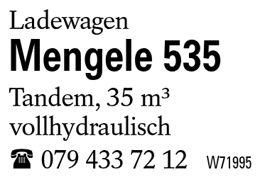 Mengele 535