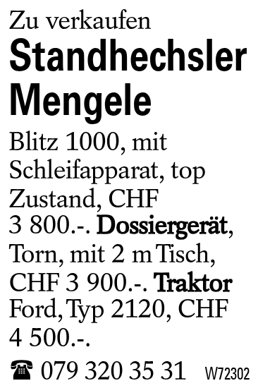 Standhechsler Mengele