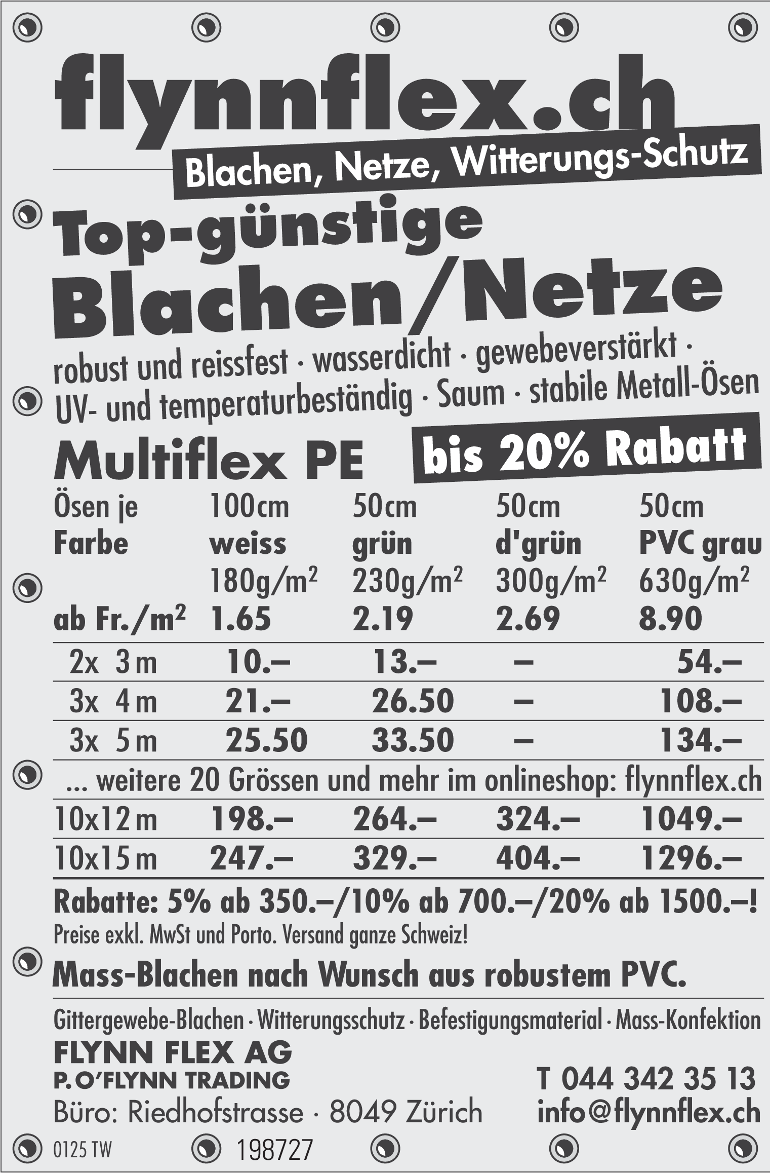 Top günstige Blachen