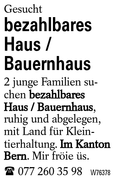 bezahlbares Haus / Bauernhaus