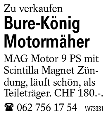 Bure-König Motormäher