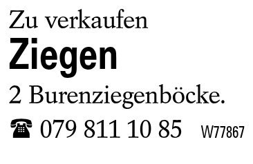 Ziegen