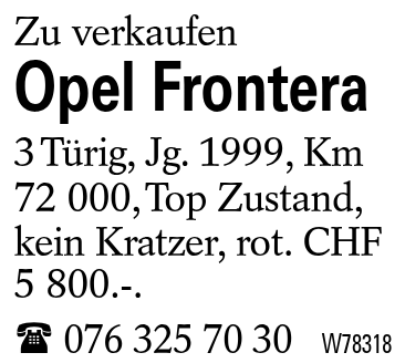 Opel Frontera
