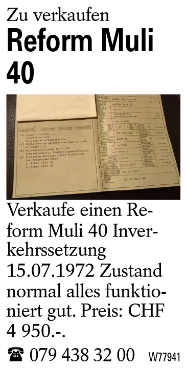 Reform Muli 40