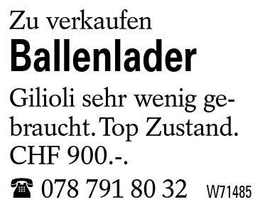 Ballenlader