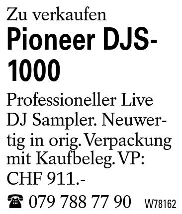 Pioneer DJS-1000