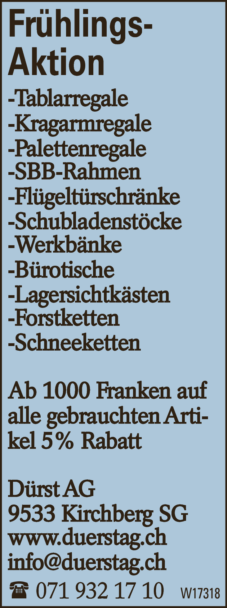Frühlingsaktion