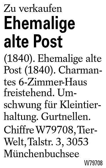 Ehemalige alte Post