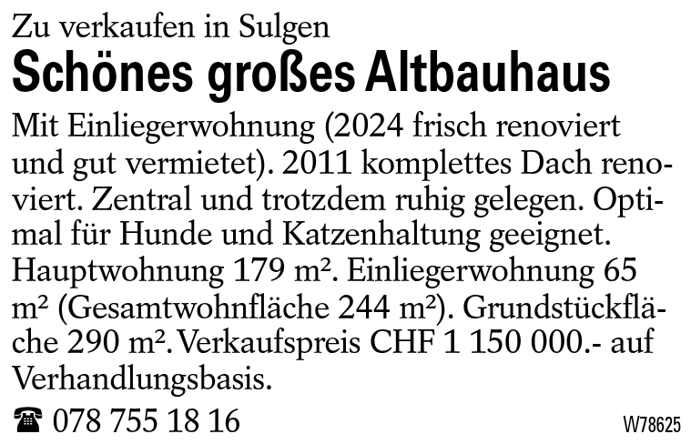 Schönes großes Altbauhaus