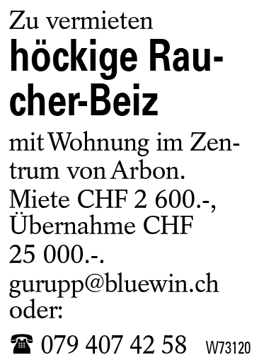 höckige Raucher-Beiz