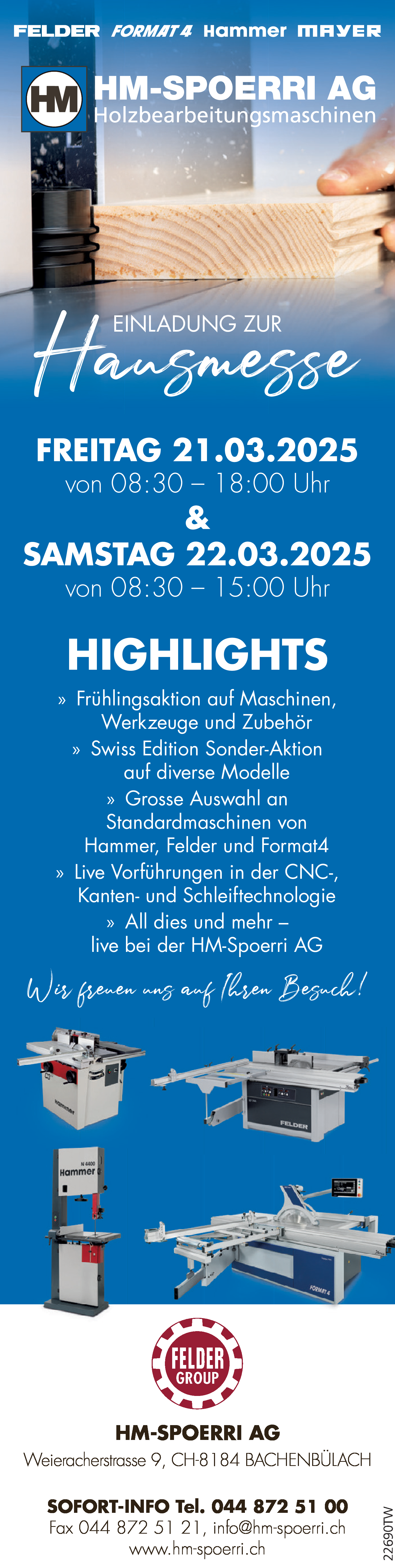 Einladung Hausmesse 22.-23.03