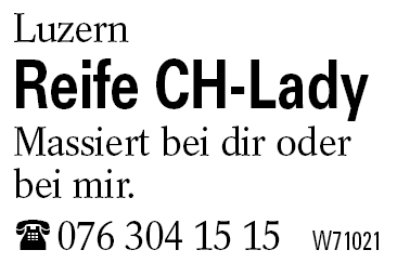 Reife CH-Lady