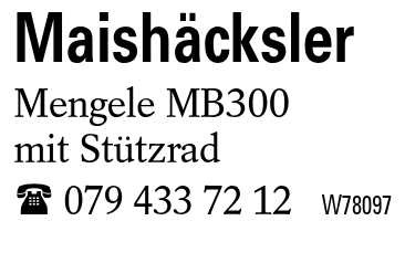 Maishäcksler