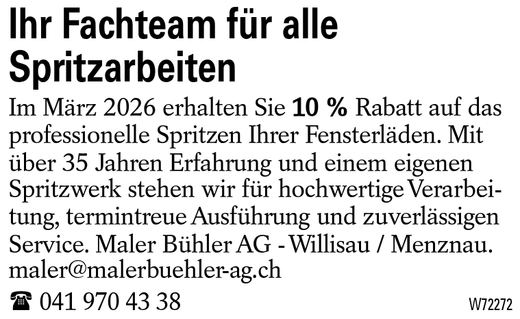 Ihr Fachteam für alle Spritzarbeiten