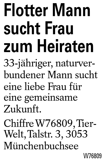 Flotter Mann sucht Frau zum Heiraten