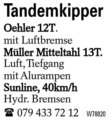 Tandemkipper