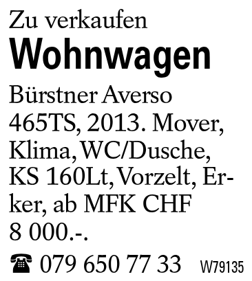 Wohnwagen