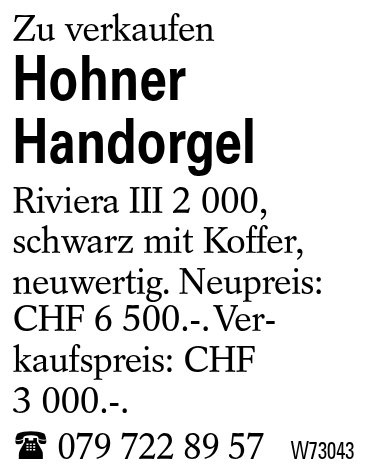 Hohner Handorgel