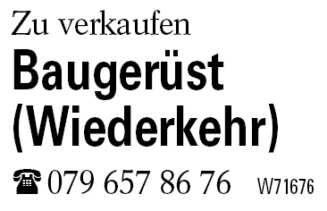 Baugerüst (Wiederkehr)