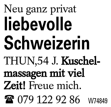 liebevolle Schweizerin