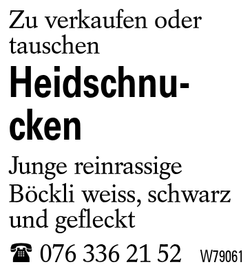 Heidschnucken