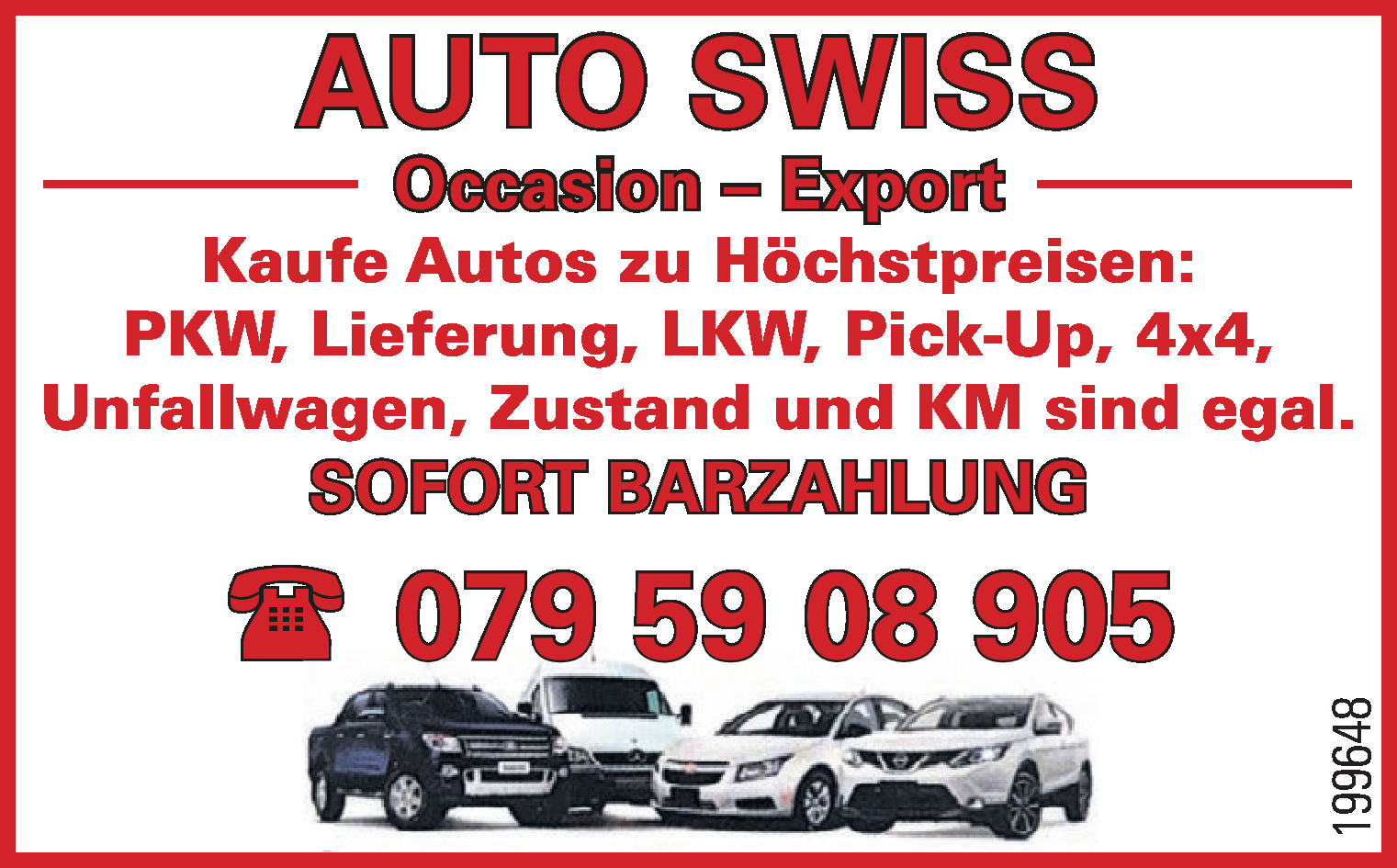 Auto Swiss Occasion Export