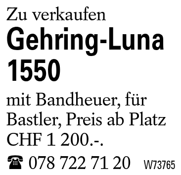 Gehring-Luna 1550
