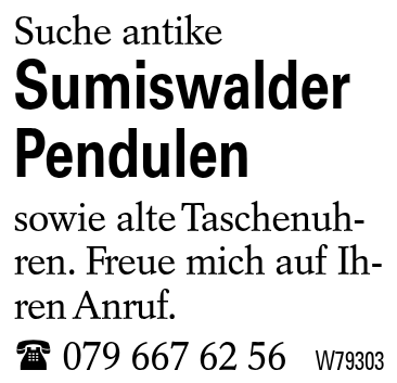 Sumiswalder Pendulen