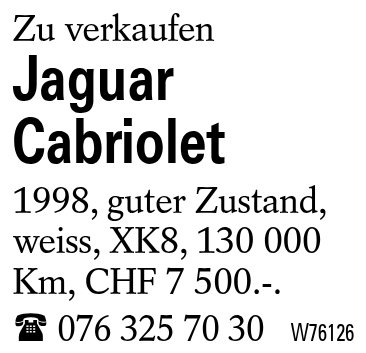 Jaguar Cabriolet