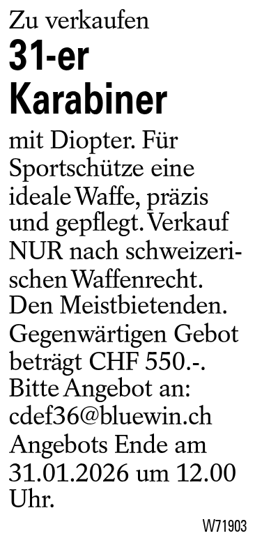 31-er Karabiner