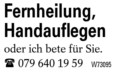 Fernheilung, Handauflegen