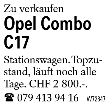 Opel Combo C17