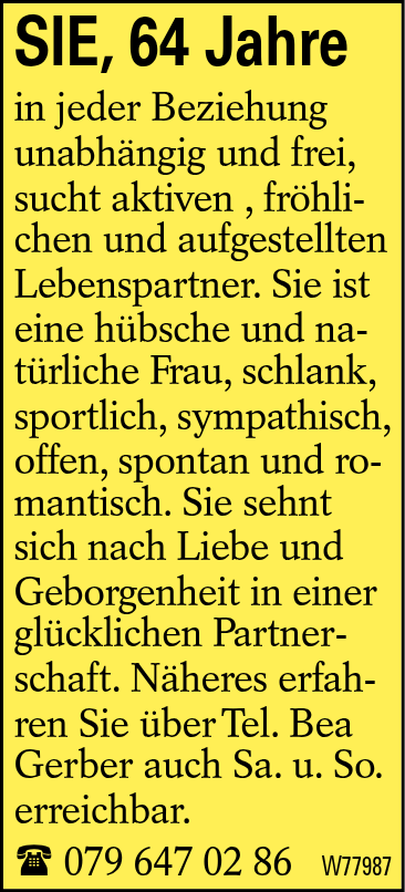 SIE, 64 Jahre