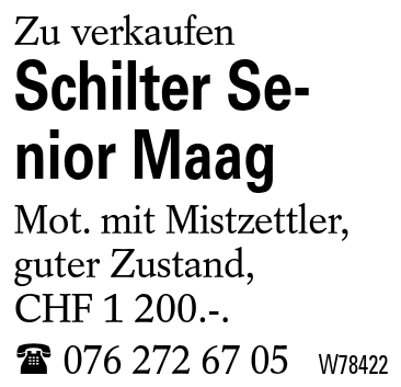 Schilter Senior Maag